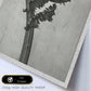 Lámina Planta blanco y negro 58. Pósters con ilustraciones de flores y plantas en tonos grises.-Artwork-Nacnic-Nacnic Estudio SL