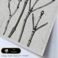 Lámina Planta blanco y negro 63. Pósters con ilustraciones de flores y plantas en tonos grises.-Artwork-Nacnic-Nacnic Estudio SL