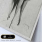 Lámina Planta blanco y negro 69. Pósters con ilustraciones de flores y plantas en tonos grises.-Artwork-Nacnic-Nacnic Estudio SL