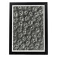 Lámina Planta blanco y negro 73. Pósters con ilustraciones de flores y plantas en tonos grises.-Artwork-Nacnic-A4-Marco Negro-Nacnic Estudio SL
