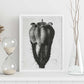 Lámina Planta blanco y negro 77. Pósters con ilustraciones de flores y plantas en tonos grises.-Artwork-Nacnic-Nacnic Estudio SL