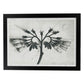 Lámina Planta blanco y negro 87. Pósters con ilustraciones de flores y plantas en tonos grises.-Artwork-Nacnic-A3-Marco Negro-Nacnic Estudio SL