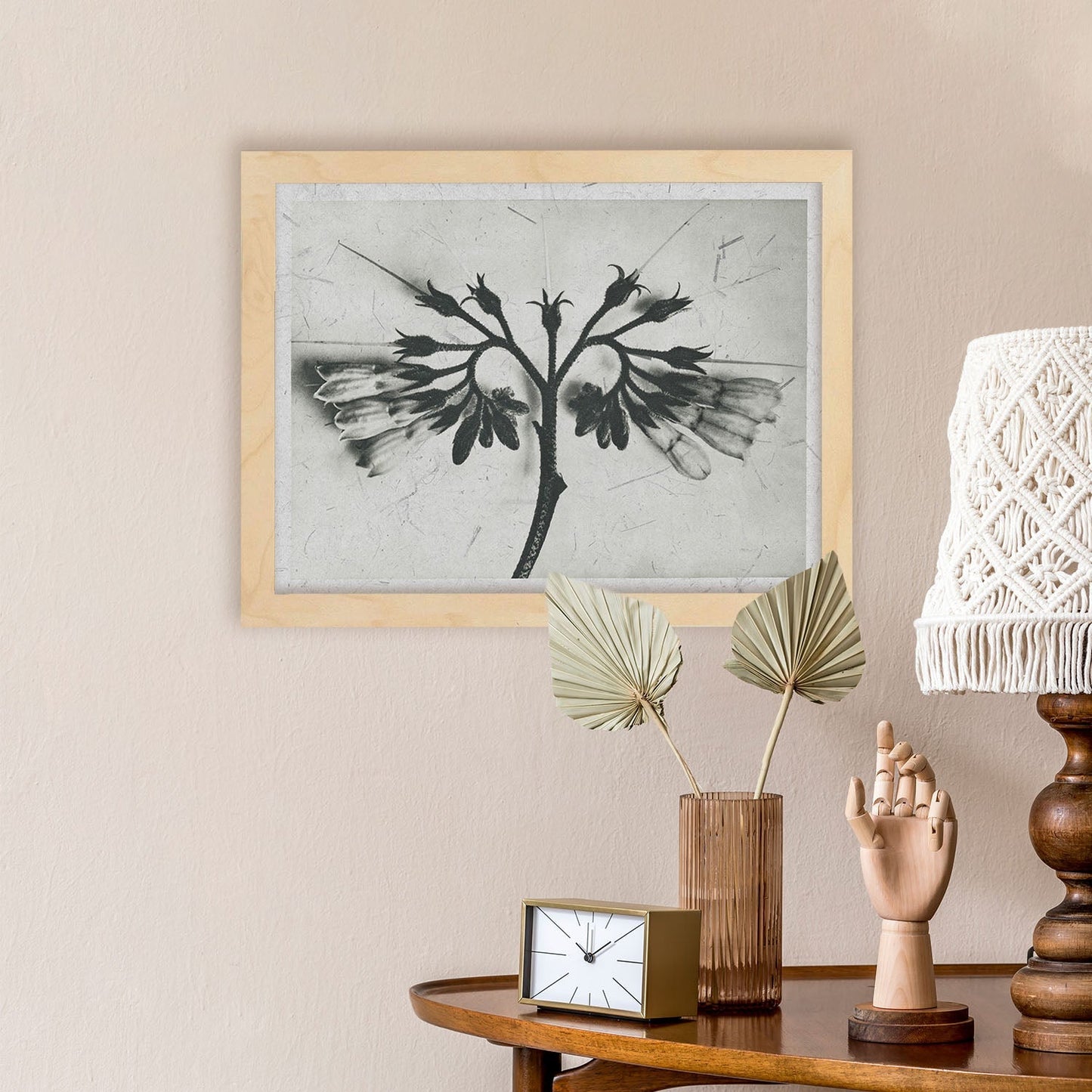 Lámina Planta blanco y negro 87. Pósters con ilustraciones de flores y plantas en tonos grises.-Artwork-Nacnic-Nacnic Estudio SL