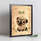 Lámina Pug. Pósters con divertidos animales domésticos.-Artwork-Nacnic-Nacnic Estudio SL