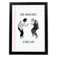 Lámina Pulp Fiction. Pósters con originales y divertidas referencias al cine.-Artwork-Nacnic-A3-Marco Negro-Nacnic Estudio SL