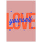 Lámina Quiérete. Pósters con diseño de rótulo y mensajes motivacionales para el día a día.-Artwork-Nacnic-A4-Sin marco-Nacnic Estudio SL