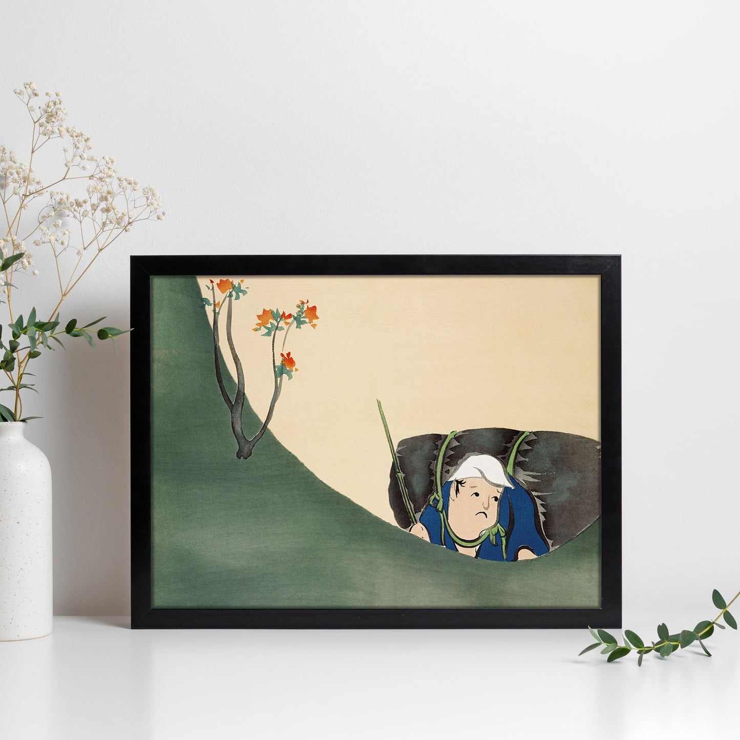 Lámina Rinpa 05. Pósters con llamativas ilustraciones Rinpa del artista japonés Kamisaka Sekka.-Artwork-Nacnic-Nacnic Estudio SL