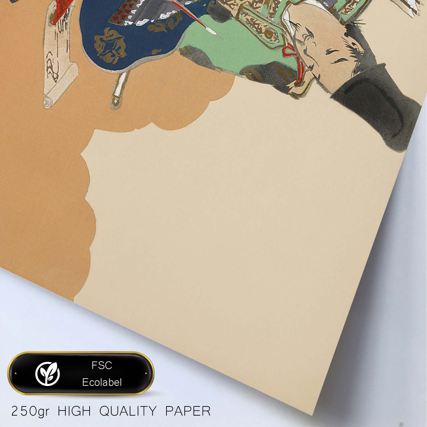 Lámina Rinpa 07. Pósters con llamativas ilustraciones Rinpa del artista japonés Kamisaka Sekka.-Artwork-Nacnic-Nacnic Estudio SL