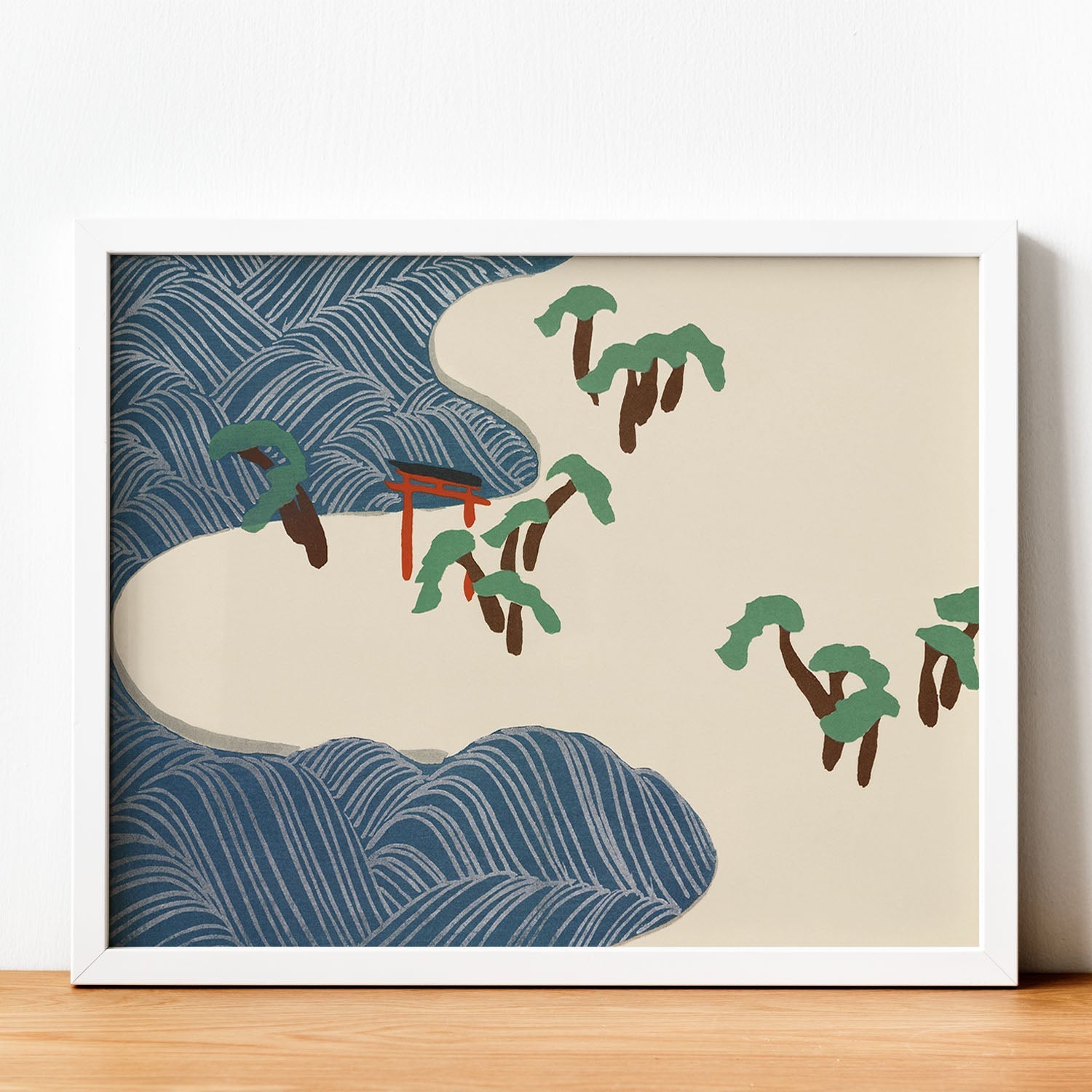 Lámina Rinpa 09. Pósters con llamativas ilustraciones Rinpa del artista japonés Kamisaka Sekka.-Artwork-Nacnic-Nacnic Estudio SL