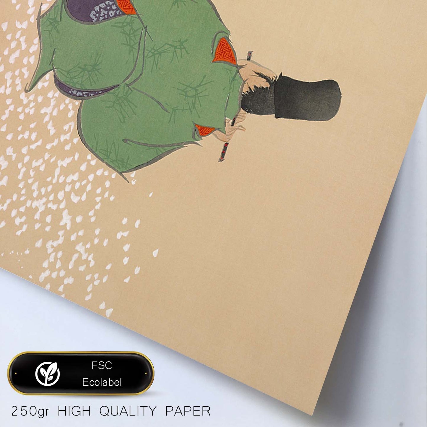 Lámina Rinpa 10. Pósters con llamativas ilustraciones Rinpa del artista japonés Kamisaka Sekka.-Artwork-Nacnic-Nacnic Estudio SL