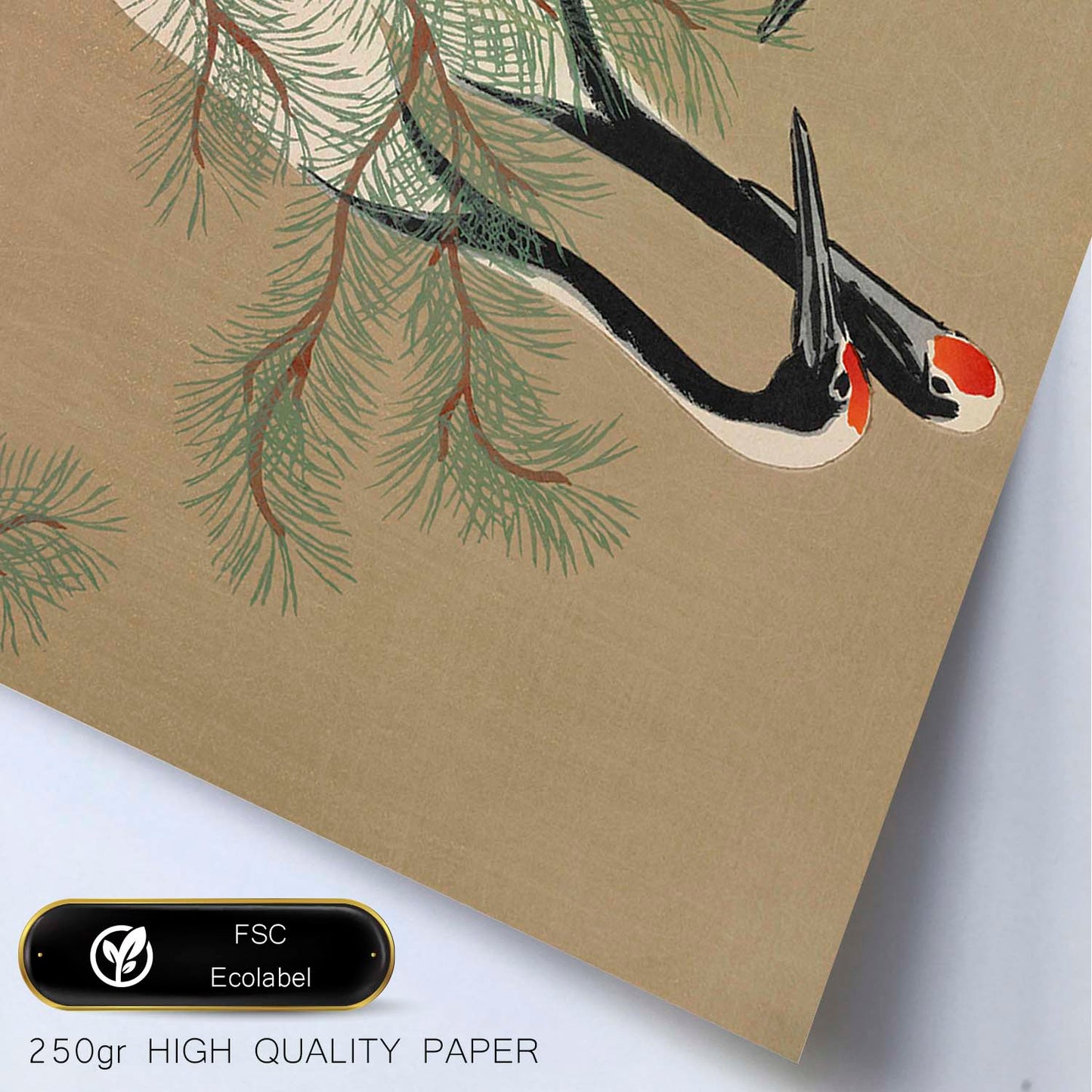 Lámina Rinpa 29. Pósters con llamativas ilustraciones Rinpa del artista japonés Kamisaka Sekka.-Artwork-Nacnic-Nacnic Estudio SL