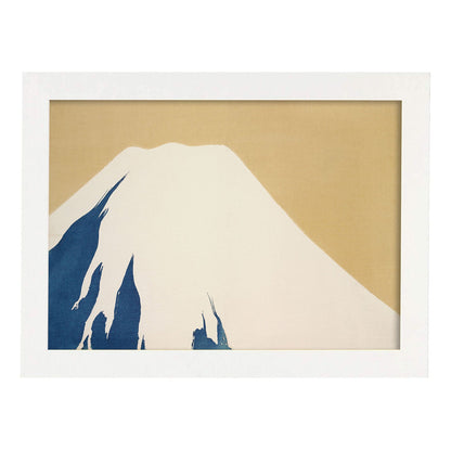 Lámina Rinpa 47. Pósters con llamativas ilustraciones Rinpa del artista japonés Kamisaka Sekka.-Artwork-Nacnic-A4-Marco Blanco-Nacnic Estudio SL
