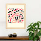 Lámina Rosa 10. Pósters con ilustraciones abstractas en estilo geométrico. Tonos rosados y pastel.-Artwork-Nacnic-Nacnic Estudio SL