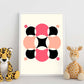 Lámina Rosa 11. Pósters con ilustraciones abstractas en estilo geométrico. Tonos rosados y pastel.-Artwork-Nacnic-Nacnic Estudio SL