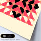 Lámina Rosa 13. Pósters con ilustraciones abstractas en estilo geométrico. Tonos rosados y pastel.-Artwork-Nacnic-Nacnic Estudio SL