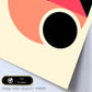 Lámina Rosa 4. Pósters con ilustraciones abstractas en estilo geométrico. Tonos rosados y pastel.-Artwork-Nacnic-Nacnic Estudio SL