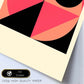 Lámina Rosa 5. Pósters con ilustraciones abstractas en estilo geométrico. Tonos rosados y pastel.-Artwork-Nacnic-Nacnic Estudio SL