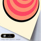 Lámina Rosa 8. Pósters con ilustraciones abstractas en estilo geométrico. Tonos rosados y pastel.-Artwork-Nacnic-Nacnic Estudio SL