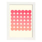 Lámina Rosa 9. Pósters con ilustraciones abstractas en estilo geométrico. Tonos rosados y pastel.-Artwork-Nacnic-A4-Marco Blanco-Nacnic Estudio SL