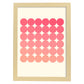 Lámina Rosa 9. Pósters con ilustraciones abstractas en estilo geométrico. Tonos rosados y pastel.-Artwork-Nacnic-A4-Marco Madera clara-Nacnic Estudio SL