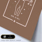 Lámina Sagitario. Pósters con ilustraciones femeninas de los signos del zodíaco.-Artwork-Nacnic-Nacnic Estudio SL