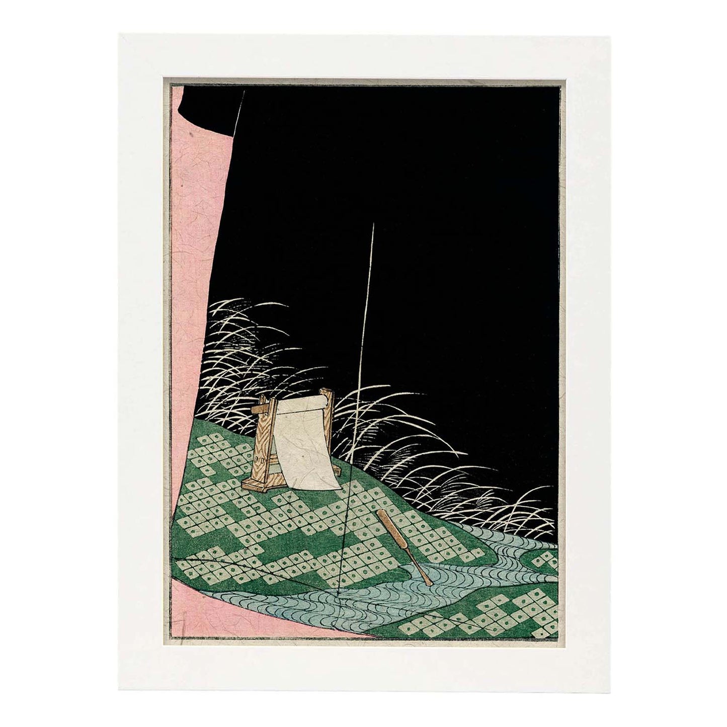 Lámina Shin 05. Pósters con ilustraciones de la revista Vintage japonesa Shin Bijutsukai.-Artwork-Nacnic-A3-Marco Blanco-Nacnic Estudio SL