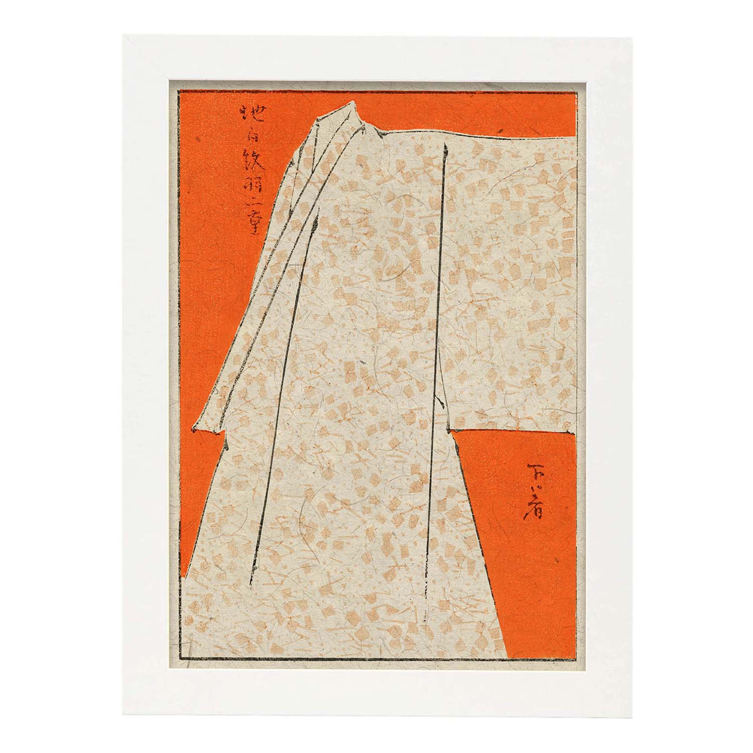 Lámina Shin 17. Pósters con ilustraciones de la revista Vintage japonesa Shin Bijutsukai.-Artwork-Nacnic-A3-Marco Blanco-Nacnic Estudio SL