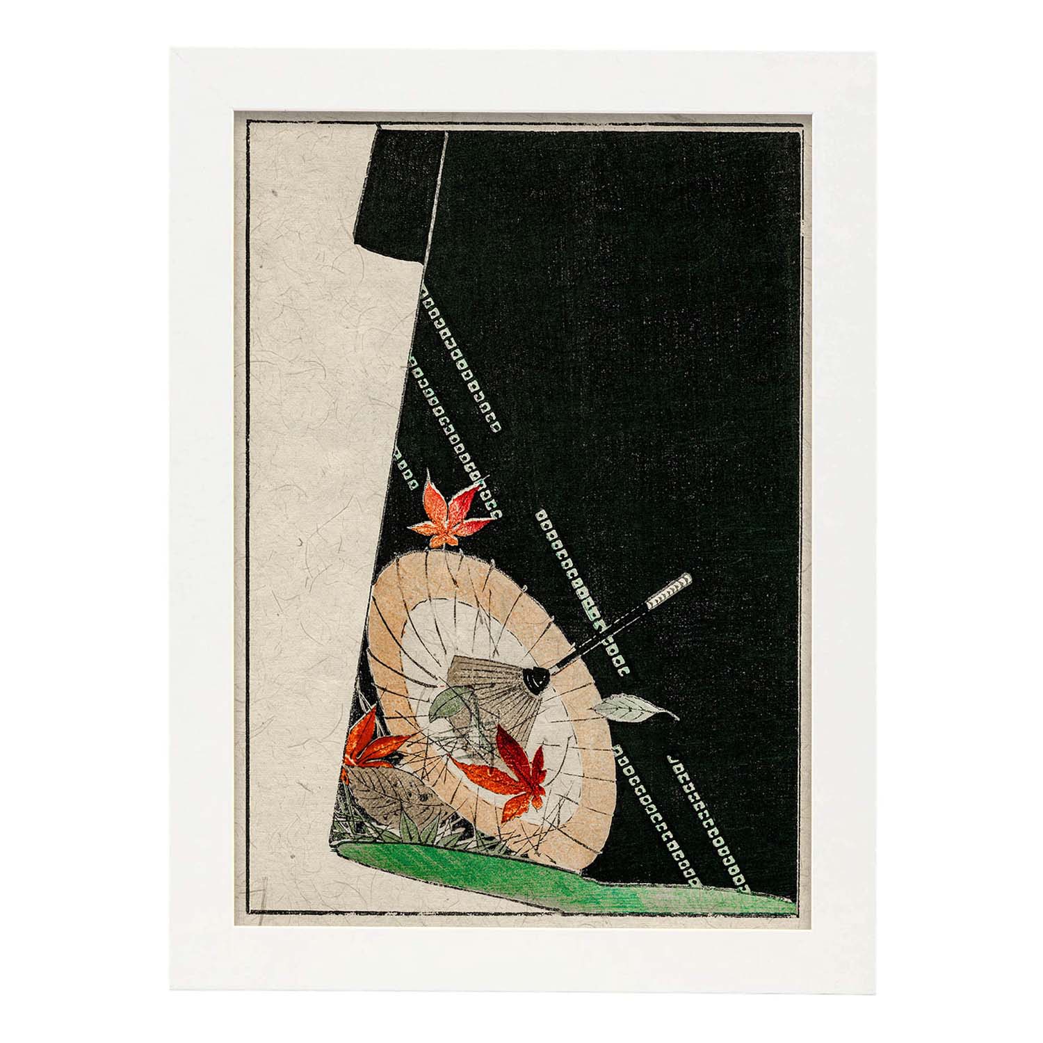 Lámina Shin 31. Pósters con ilustraciones de la revista Vintage japonesa Shin Bijutsukai.-Artwork-Nacnic-A4-Marco Blanco-Nacnic Estudio SL
