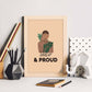 Lámina Tatuada y orgullosa. Pósters con ilustraciones sobre el amor propio y la aceptación.-Artwork-Nacnic-Nacnic Estudio SL