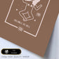 Lámina Tauro. Pósters con ilustraciones femeninas de los signos del zodíaco.-Artwork-Nacnic-Nacnic Estudio SL