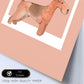 Lámina Terrier irlandes. Pósters con ilustraciones de razas de perro en tonos cálidos y pastel.-Artwork-Nacnic-Nacnic Estudio SL