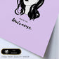 Lámina Universo. Pósters con ilustraciones artísticas de cabezas de mujer.-Artwork-Nacnic-Nacnic Estudio SL