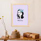 Lámina Universo. Pósters con ilustraciones artísticas de cabezas de mujer.-Artwork-Nacnic-Nacnic Estudio SL