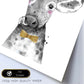 Lámina Vaca infantil con pajarita poster animales infantiles-Artwork-Nacnic-Nacnic Estudio SL