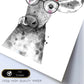 Lámina Vaca infantil con pañuelo poster animales infantiles-Artwork-Nacnic-Nacnic Estudio SL