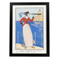 Lámina Vintage Modelo 002. Pósters con las ilustraciones Art Decó de George Barbier.-Artwork-Nacnic-A3-Marco Negro-Nacnic Estudio SL