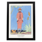 Lámina Vintage Modelo 004. Pósters con las ilustraciones Art Decó de George Barbier.-Artwork-Nacnic-A4-Marco Negro-Nacnic Estudio SL