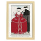 Lámina Vintage Modelo 005. Pósters con las ilustraciones Art Decó de George Barbier.-Artwork-Nacnic-A3-Marco Madera clara-Nacnic Estudio SL