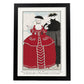 Lámina Vintage Modelo 005. Pósters con las ilustraciones Art Decó de George Barbier.-Artwork-Nacnic-A3-Marco Negro-Nacnic Estudio SL