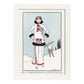 Lámina Vintage Modelo 006. Pósters con las ilustraciones Art Decó de George Barbier.-Artwork-Nacnic-A4-Marco Blanco-Nacnic Estudio SL