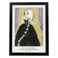 Lámina Vintage Modelo 010. Pósters con las ilustraciones Art Decó de George Barbier.-Artwork-Nacnic-A4-Marco Negro-Nacnic Estudio SL
