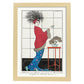 Lámina Vintage Modelo 019. Pósters con las ilustraciones Art Decó de George Barbier.-Artwork-Nacnic-A3-Marco Madera clara-Nacnic Estudio SL