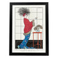 Lámina Vintage Modelo 019. Pósters con las ilustraciones Art Decó de George Barbier.-Artwork-Nacnic-A4-Marco Negro-Nacnic Estudio SL