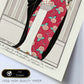 Lámina Vintage Modelo 037. Pósters con las ilustraciones Art Decó de George Barbier.-Artwork-Nacnic-Nacnic Estudio SL