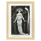 Lámina Vintage Modelo 058. Pósters con las ilustraciones Art Decó de George Barbier.-Artwork-Nacnic-A4-Marco Madera clara-Nacnic Estudio SL
