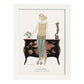 Lámina Vintage Modelo 060. Pósters con las ilustraciones Art Decó de George Barbier.-Artwork-Nacnic-A3-Marco Blanco-Nacnic Estudio SL