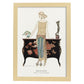 Lámina Vintage Modelo 060. Pósters con las ilustraciones Art Decó de George Barbier.-Artwork-Nacnic-A4-Marco Madera clara-Nacnic Estudio SL