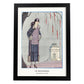 Lámina Vintage Modelo 070. Pósters con las ilustraciones Art Decó de George Barbier.-Artwork-Nacnic-A4-Marco Negro-Nacnic Estudio SL