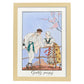 Lámina Vintage Modelo 090. Pósters con las ilustraciones Art Decó de George Barbier.-Artwork-Nacnic-A3-Marco Madera clara-Nacnic Estudio SL