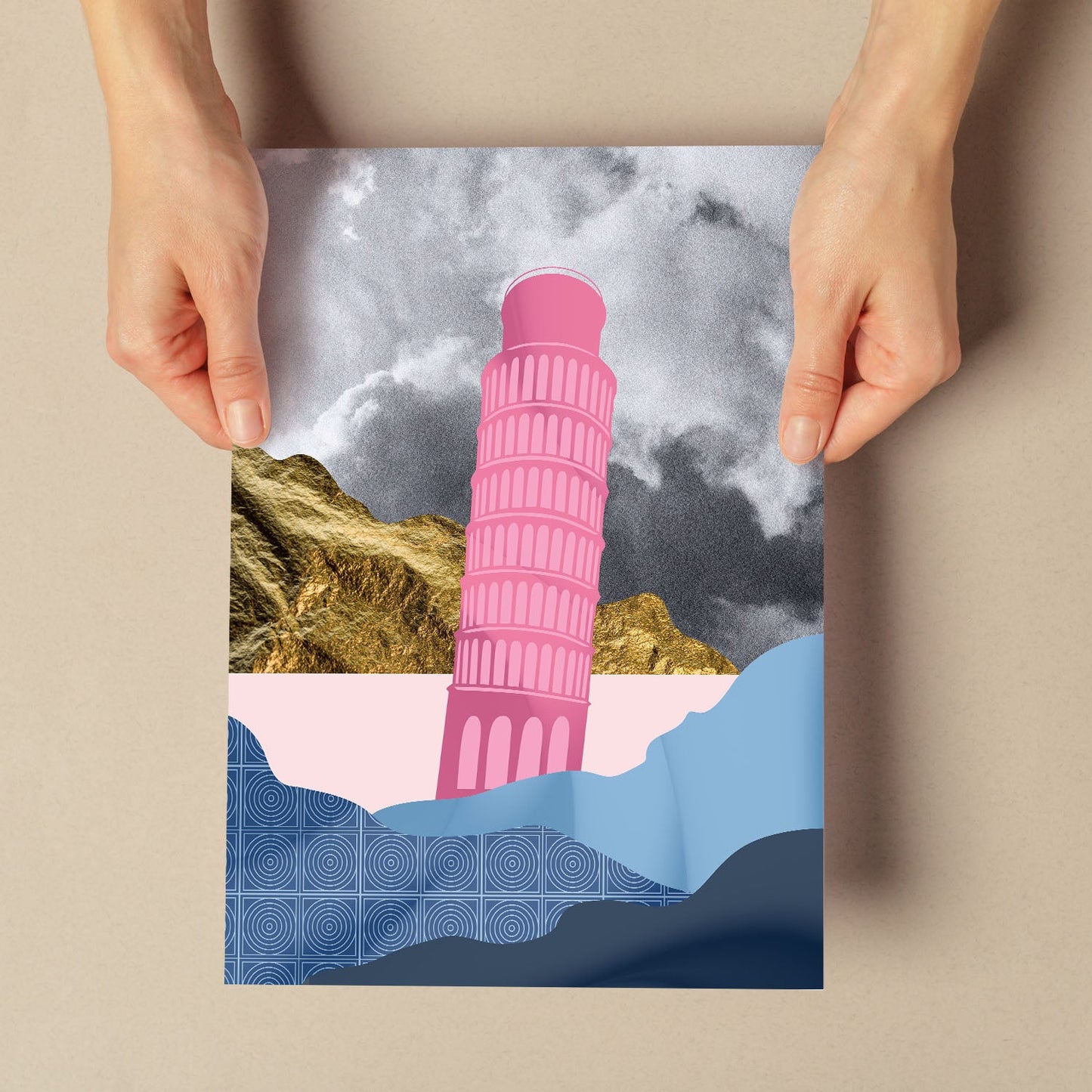 Leaning Tower of Pisa-Artwork-Nacnic-Nacnic Estudio SL